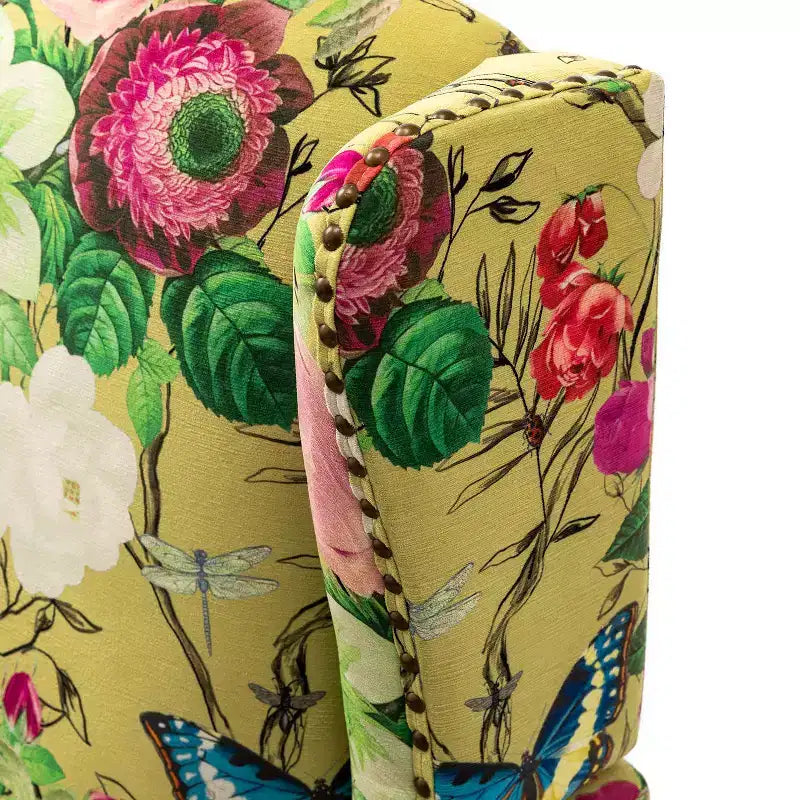 Fauteuil Theodor avec pieds fuseau pour salon et chambre à coucher, ensemble de 2 fauteuils club | ART OF LIVING DESIGNS