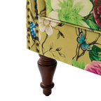 Fauteuil Theodor avec pieds fuseau pour salon et chambre à coucher, ensemble de 2 fauteuils club | ART OF LIVING DESIGNS