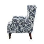 Fauteuil Theodor avec pieds fuseau pour salon et chambre à coucher, ensemble de 2 fauteuils club | ART OF LIVING DESIGNS