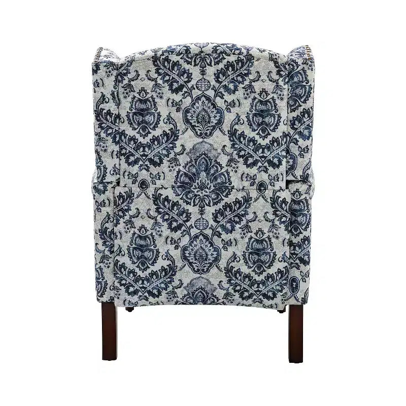 Fauteuil Theodor avec pieds fuseau pour salon et chambre à coucher, ensemble de 2 fauteuils club | ART OF LIVING DESIGNS