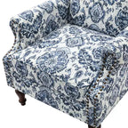 Fauteuil Theodor avec pieds fuseau pour salon et chambre à coucher, ensemble de 2 fauteuils club | ART OF LIVING DESIGNS