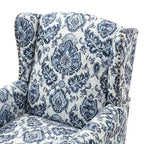 Fauteuil Theodor avec pieds fuseau pour salon et chambre à coucher, ensemble de 2 fauteuils club | ART OF LIVING DESIGNS