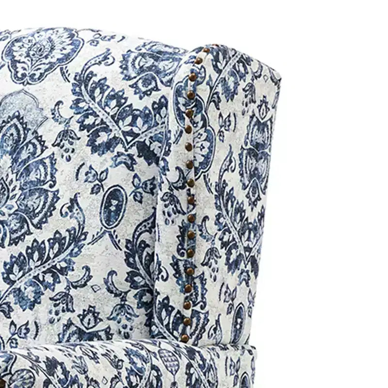 Fauteuil Theodor avec pieds fuseau pour salon et chambre à coucher, ensemble de 2 fauteuils club | ART OF LIVING DESIGNS