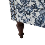 Fauteuil Theodor avec pieds fuseau pour salon et chambre à coucher, ensemble de 2 fauteuils club | ART OF LIVING DESIGNS