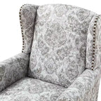 Fauteuil Theodor avec pieds fuseau pour salon et chambre à coucher, ensemble de 2 fauteuils club | ART OF LIVING DESIGNS