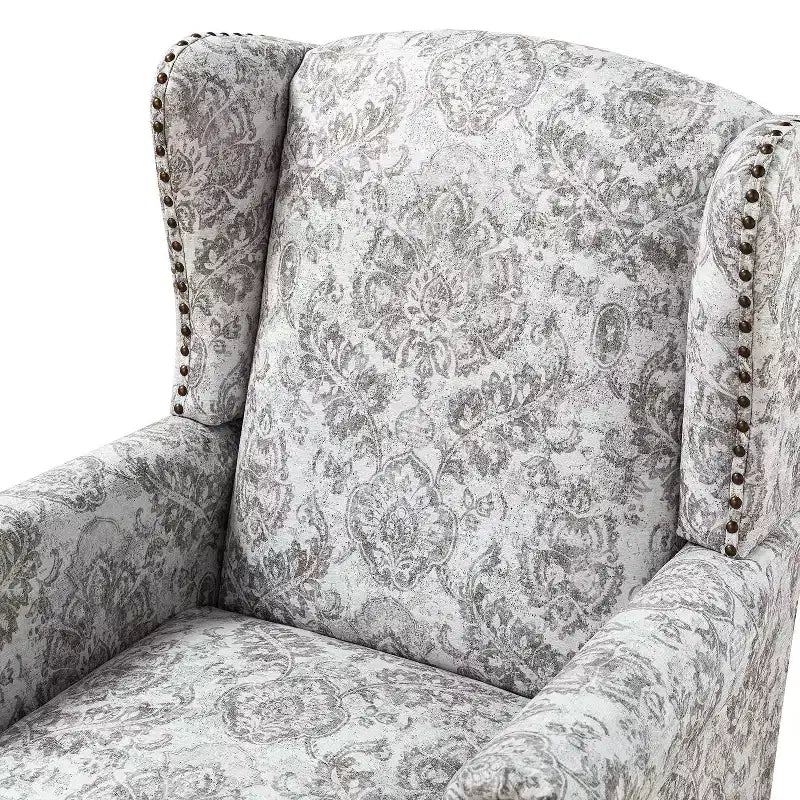 Fauteuil Theodor avec pieds fuseau pour salon et chambre à coucher, ensemble de 2 fauteuils club | ART OF LIVING DESIGNS