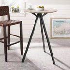 Table de bar Axel Tripod - DTB3700A - Gris lavé/Noir - Safavieh