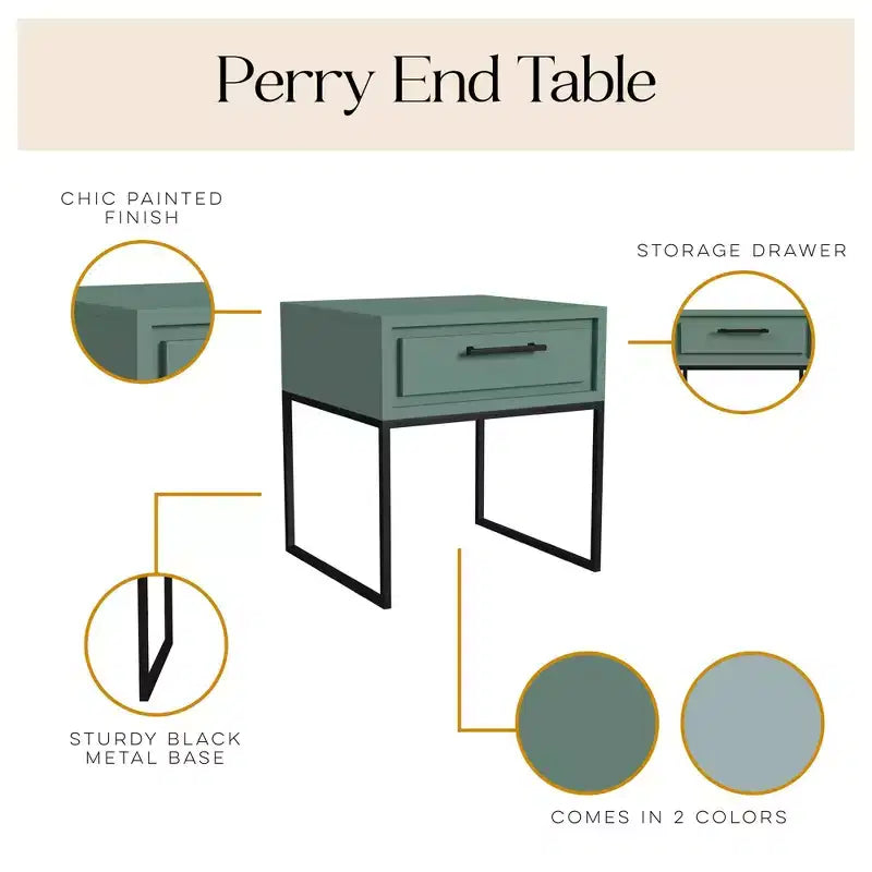 Table d'appoint Perry de Cortney's Collection