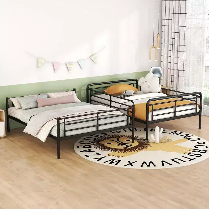 Lit superposé en métal Full XL au-dessus de Queen - ModernLuxe