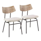 Lot de 2 chaises de salle à manger Walker - LumiSource
