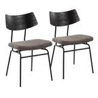Lot de 2 chaises de salle à manger Walker - LumiSource