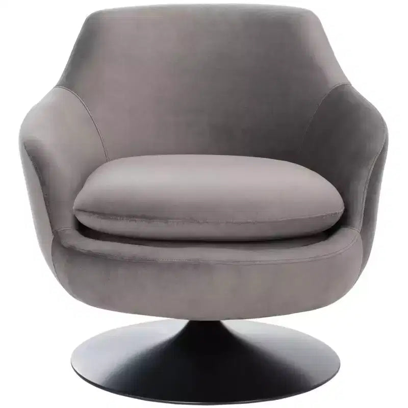 Citrine Velvet Swivel Chair - SFV4743 - Safavieh Couture
