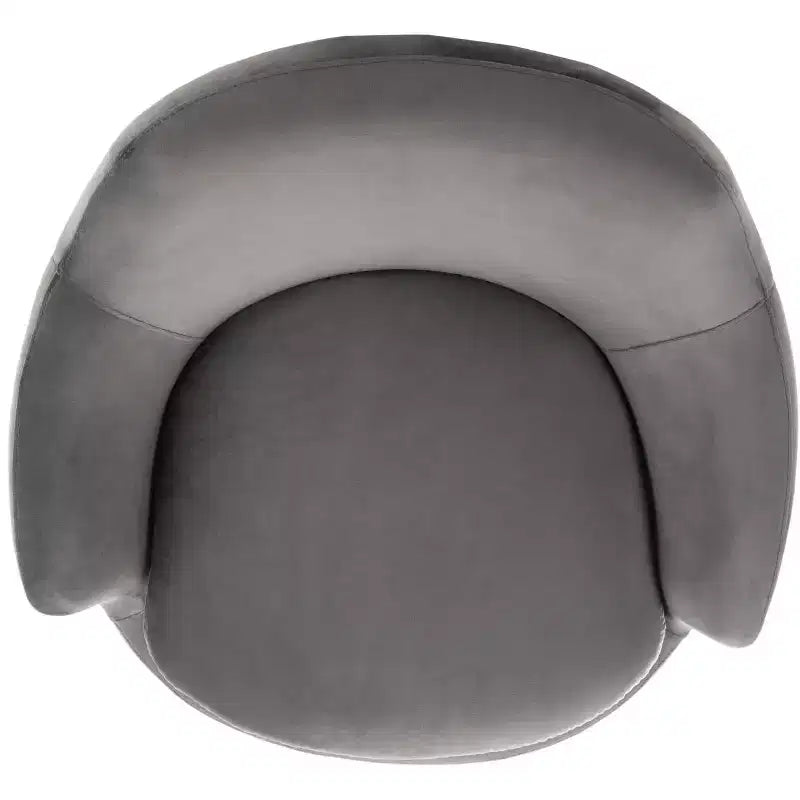 Fauteuil pivotant en velours citrine - SFV4743 - Safavieh Couture