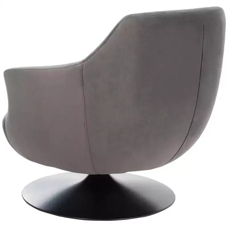 Fauteuil pivotant en velours citrine - SFV4743 - Safavieh Couture