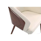 Chaise de salle à manger Reeva moderne en similicuir - Manhattan Comfort