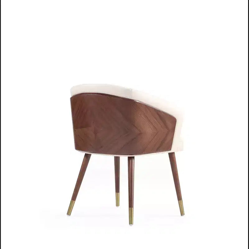 Chaise de salle à manger Reeva moderne en similicuir - Manhattan Comfort