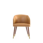 Chaise de salle à manger Reeva moderne en similicuir - Manhattan Comfort