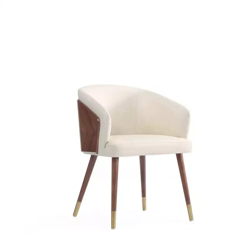 Chaise de salle à manger Reeva moderne en similicuir - Manhattan Comfort