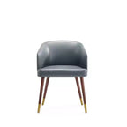 Chaise de salle à manger Reeva moderne en similicuir - Manhattan Comfort
