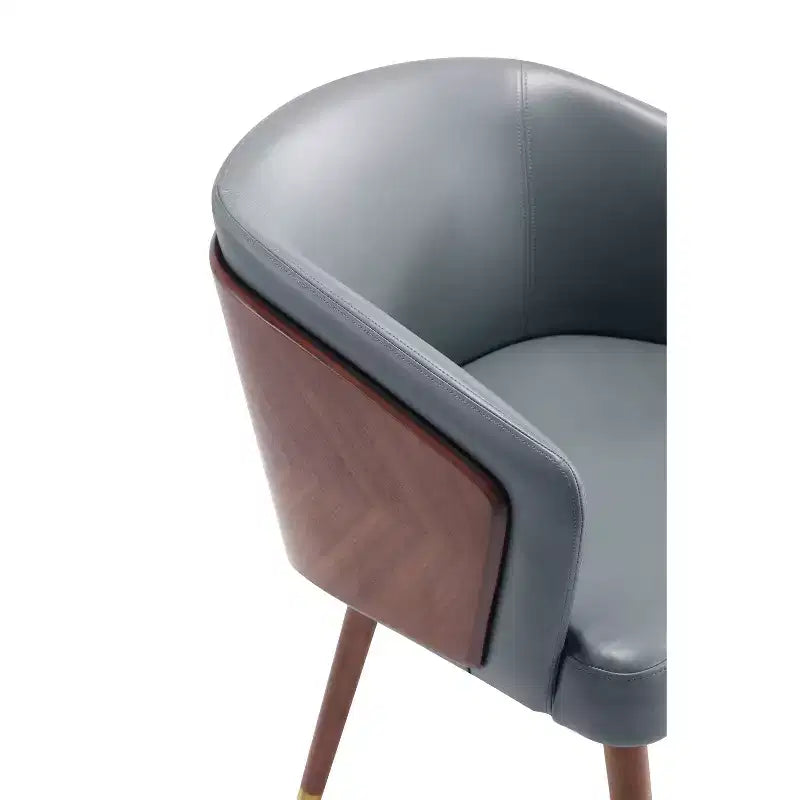Chaise de salle à manger Reeva moderne en similicuir - Manhattan Comfort