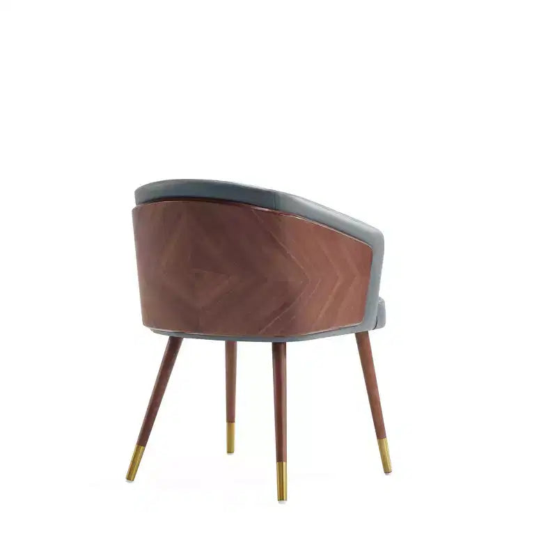 Chaise de salle à manger Reeva moderne en similicuir - Manhattan Comfort