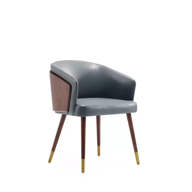 Chaise de salle à manger Reeva moderne en similicuir - Manhattan Comfort