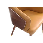 Chaise de salle à manger Reeva moderne en similicuir - Manhattan Comfort