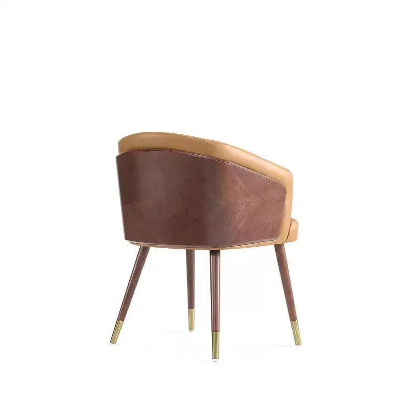 Chaise de salle à manger Reeva moderne en similicuir - Manhattan Comfort