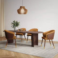 Reeva Modern Leatherette Upholstered Dining Chair - Manhattan Comfort