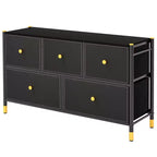 Commode à 5/6/8 tiroirs en tissu Costway, tour de rangement large pour chambre à coucher