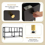Commode à 5/6/8 tiroirs en tissu Costway, tour de rangement large pour chambre à coucher