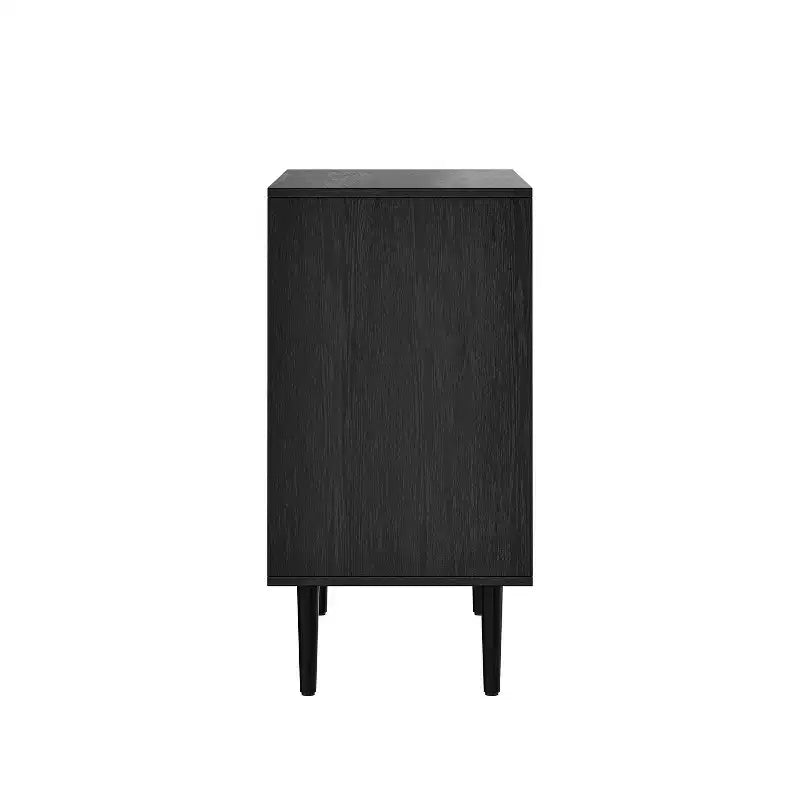 Norbert Armoire d'appoint 2 portes avec 2 étagères réglables (81,3 cm) | KARAT HOME