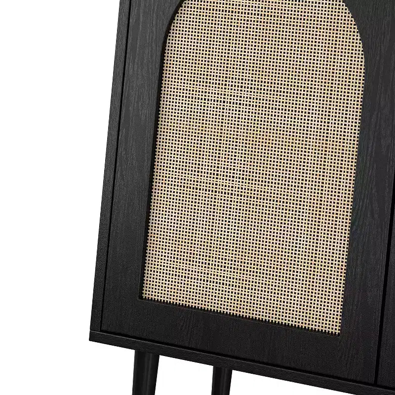 Norbert Armoire d'appoint 2 portes avec 2 étagères réglables (81,3 cm) | KARAT HOME