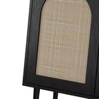 Norbert Armoire d'appoint 2 portes avec 2 étagères réglables (81,3 cm) | KARAT HOME