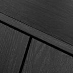 Norbert Armoire d'appoint 2 portes avec 2 étagères réglables (81,3 cm) | KARAT HOME