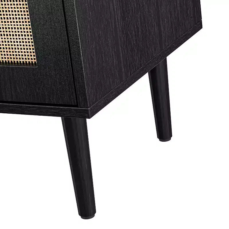 Norbert Armoire d'appoint 2 portes avec 2 étagères réglables (81,3 cm) | KARAT HOME