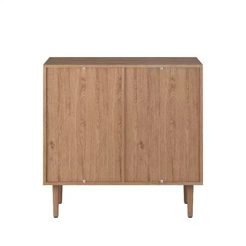 Norbert Armoire d'appoint 2 portes avec 2 étagères réglables (81,3 cm) | KARAT HOME