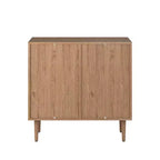 Norbert Armoire d'appoint 2 portes avec 2 étagères réglables (81,3 cm) | KARAT HOME