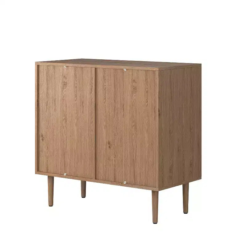 Norbert Armoire d'appoint 2 portes avec 2 étagères réglables (81,3 cm) | KARAT HOME
