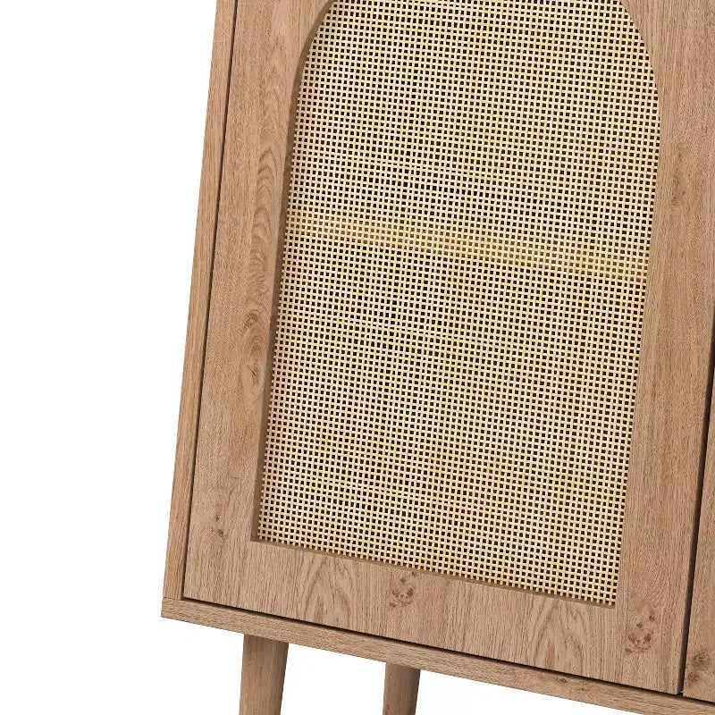 Norbert Armoire d'appoint 2 portes avec 2 étagères réglables (81,3 cm) | KARAT HOME