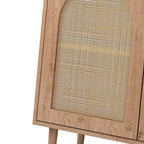 Norbert Armoire d'appoint 2 portes avec 2 étagères réglables (81,3 cm) | KARAT HOME
