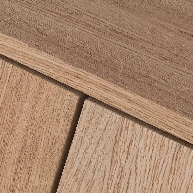 Norbert Armoire d'appoint 2 portes avec 2 étagères réglables (81,3 cm) | KARAT HOME