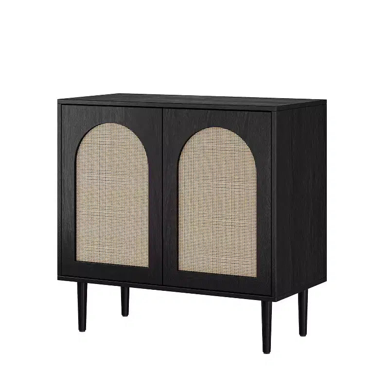 Norbert Armoire d'appoint 2 portes avec 2 étagères réglables (81,3 cm) | KARAT HOME