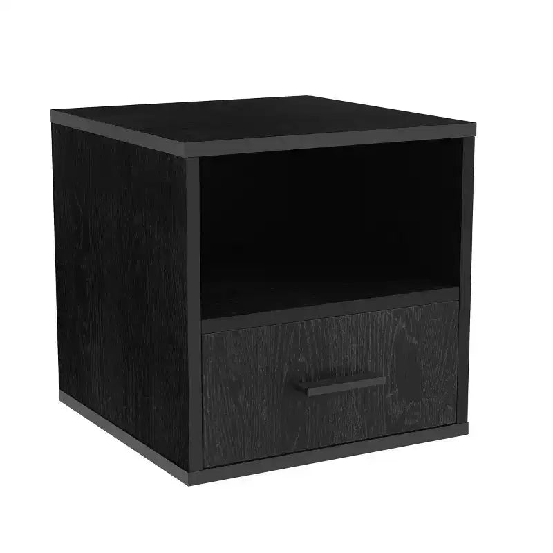 Table d'appoint Hasting Home - Table d'appoint modulable et empilable en forme de cube avec tiroir