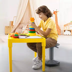 Tabouret ergonomique Costway Active Motion pour enfants, chaise oscillante à hauteur réglable Gris/Bleu/Noir/Vert menthe/Blanc