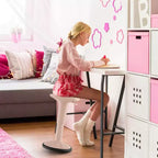 Tabouret ergonomique Costway Active Motion pour enfants, chaise oscillante à hauteur réglable Gris/Bleu/Noir/Vert menthe/Blanc