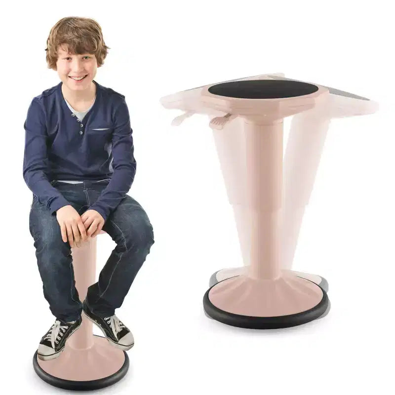 Tabouret ergonomique Costway Active Motion pour enfants, chaise oscillante à hauteur réglable Gris/Bleu/Noir/Vert menthe/Blanc