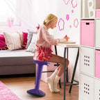 Tabouret ergonomique Costway Active Motion pour enfants, chaise oscillante à hauteur réglable Gris/Bleu/Noir/Vert menthe/Blanc