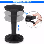 Tabouret ergonomique Costway Active Motion pour enfants, chaise oscillante à hauteur réglable Gris/Bleu/Noir/Vert menthe/Blanc