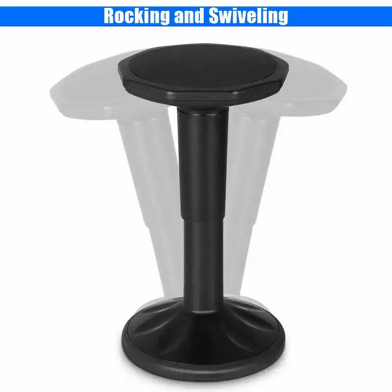Tabouret ergonomique Costway Active Motion pour enfants, chaise oscillante à hauteur réglable Gris/Bleu/Noir/Vert menthe/Blanc